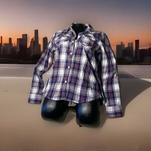 Colin's She Western Shirt‎ Womens Large Cowgirl Plaid